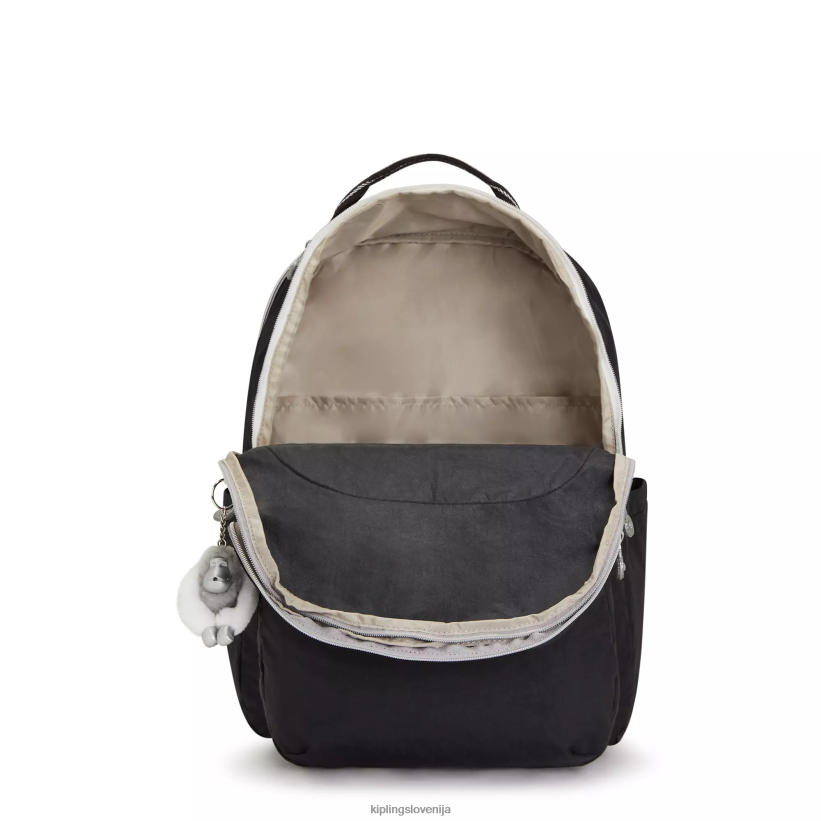 Kipling V4X2B438 prava črna zabava Seoul ekstra velik 17" nahrbtnik za prenosni računalnik ženske nahrbtniki za prenosnike - slika 3