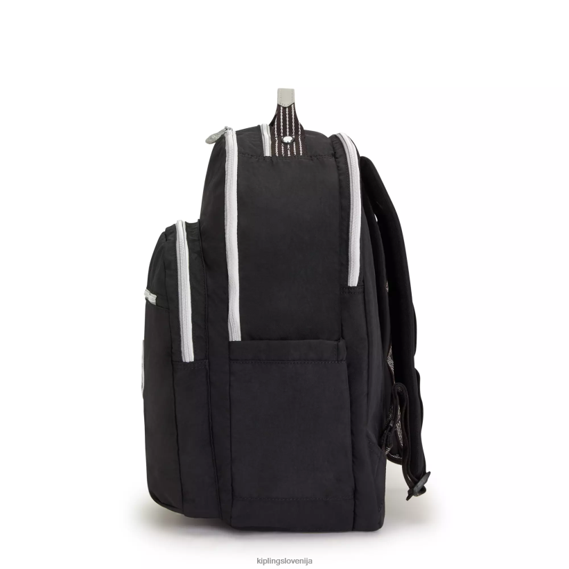 Kipling V4X2B438 prava črna zabava Seoul ekstra velik 17" nahrbtnik za prenosni računalnik ženske nahrbtniki za prenosnike - slika 5