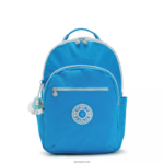 Kipling V4X2B440 željni modre zabave Seoul ekstra velik 17" nahrbtnik za prenosni računalnik ženske nahrbtniki za prenosnike