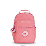 Kipling V4X2B443 vesela roza zabava Seoul velik 15" nahrbtnik za prenosni računalnik ženske nahrbtniki za prenosnike