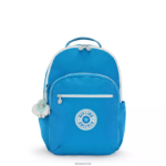 Kipling V4X2B444 željni modre zabave Seoul velik 15" nahrbtnik za prenosni računalnik ženske nahrbtniki za prenosnike
