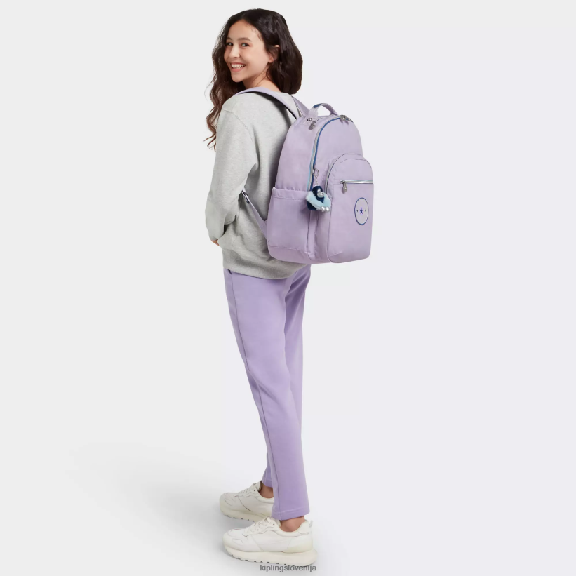 Kipling V4X2B445 neskončna lila zabava Seoul velik 15" nahrbtnik za prenosni računalnik ženske nahrbtniki za prenosnike - slika 4