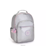 Kipling V4X2B448 candy metal zabava Seoul velik kovinski 15" nahrbtnik za prenosni računalnik ženske nahrbtniki za prenosnike - slika 2