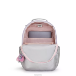 Kipling V4X2B448 candy metal zabava Seoul velik kovinski 15" nahrbtnik za prenosni računalnik ženske nahrbtniki za prenosnike - slika 3