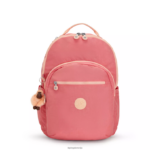Kipling V4X2B452 veselo roza Seoul ekstra velik 17" nahrbtnik za prenosni računalnik ženske nahrbtniki za prenosnike