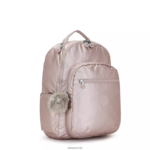 Kipling V4X2B461 kovinska vrtnica Seoul velik kovinski 15" nahrbtnik za prenosni računalnik ženske nahrbtniki za prenosnike - slika 2
