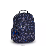 Kipling V4X2B464 surf morski tisk Seoul nahrbtnik za prenosni računalnik velikosti 15" z velikim potiskom ženske nahrbtniki za prenosnike - slika 2