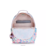 Kipling V4X2B469 vodne rože Seoul nahrbtnik za prenosni računalnik velikosti 15" z velikim potiskom ženske nahrbtniki za prenosnike - slika 3