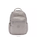 Kipling V4X2B471 siva gris Seoul velik 15" nahrbtnik za prenosni računalnik ženske nahrbtniki za prenosnike