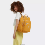 Kipling V4X2B472 hitro rumeno Seoul velik 15" nahrbtnik za prenosni računalnik ženske nahrbtniki za prenosnike - slika 4