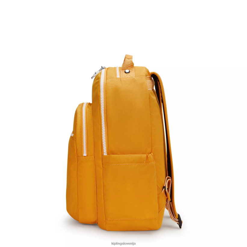 Kipling V4X2B472 hitro rumeno Seoul velik 15" nahrbtnik za prenosni računalnik ženske nahrbtniki za prenosnike - slika 5