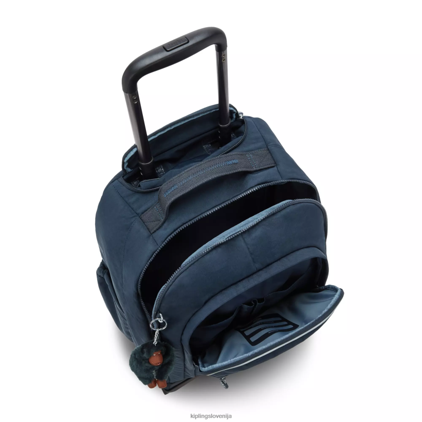 Kipling V4X2B480 pravi modri ton nahrbtnik za prenosni računalnik new zea 15". ženske nahrbtniki za zvijanje - slika 3