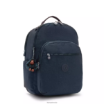 Kipling V4X2B487 pravi modri ton Seoul ekstra velik 17" nahrbtnik za prenosni računalnik ženske nahrbtniki za prenosnike - slika 2