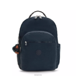 Kipling V4X2B487 pravi modri ton Seoul ekstra velik 17" nahrbtnik za prenosni računalnik ženske nahrbtniki za prenosnike