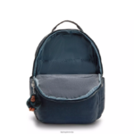 Kipling V4X2B487 pravi modri ton Seoul ekstra velik 17" nahrbtnik za prenosni računalnik ženske nahrbtniki za prenosnike - slika 3