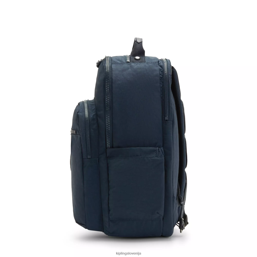 Kipling V4X2B487 pravi modri ton Seoul ekstra velik 17" nahrbtnik za prenosni računalnik ženske nahrbtniki za prenosnike - slika 4