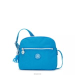 Kipling V4X2B48 željna modra keefe torba za čez ramo ženske torbice za čez ramo