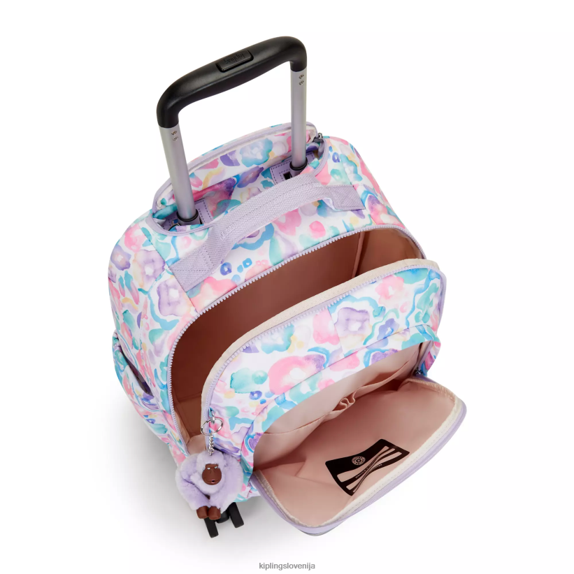 Kipling V4X2B491 vodne rože nahrbtnik za prenosni računalnik new zea 15" s potiskom ženske nahrbtniki za zvijanje - slika 3