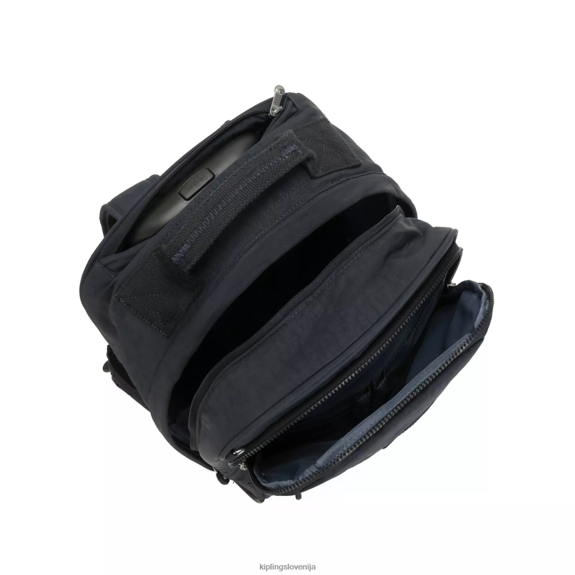 Kipling V4X2B493 pravi modri ton velik nahrbtnik gaze ženske nahrbtniki za zvijanje - slika 3