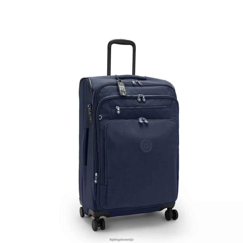 Kipling V4X2B522 modra modra youri spin srednje velika prtljaga na 4 kolesih ženske vozna prtljaga - slika 2