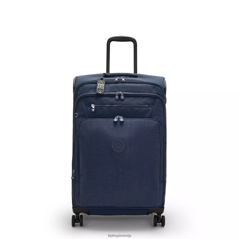 Kipling V4X2B522 modra modra youri spin srednje velika prtljaga na 4 kolesih ženske vozna prtljaga - slika 1