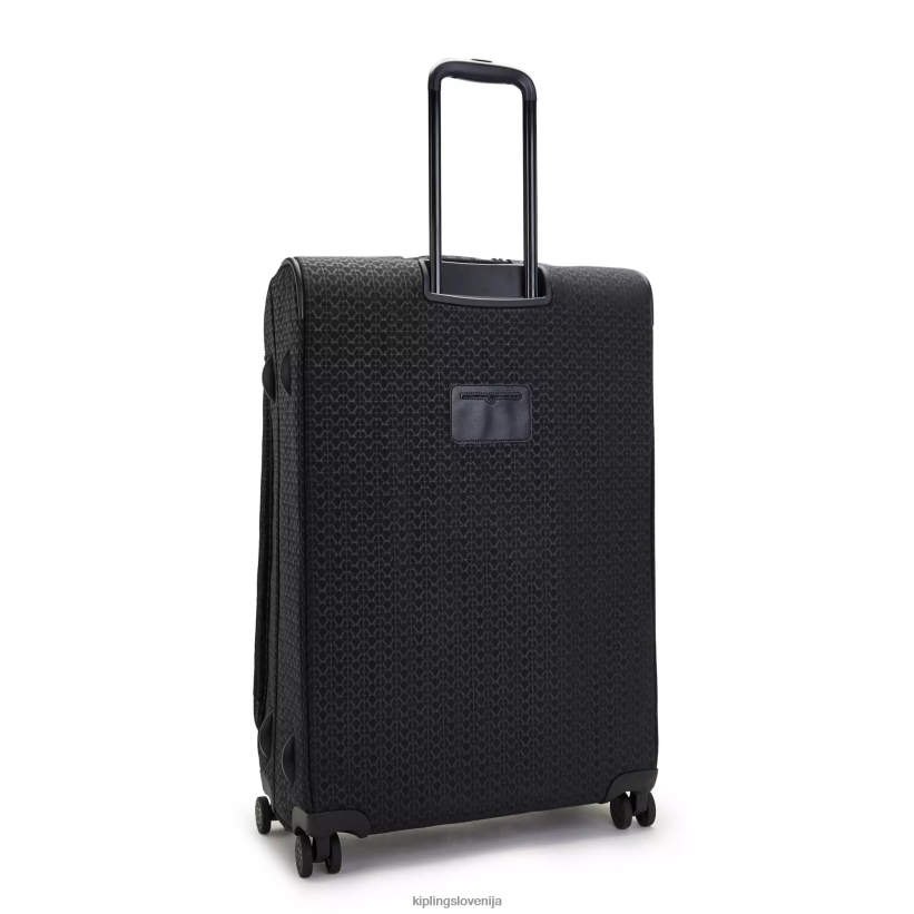 Kipling V4X2B523 vtisnjen podpis vrtite veliko prtljago na 4 kolesa ženske vozna prtljaga - slika 5