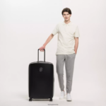 Kipling V4X2B524 črni noir curiosity velika prtljaga na 4 kolesa ženske vozna prtljaga - slika 4