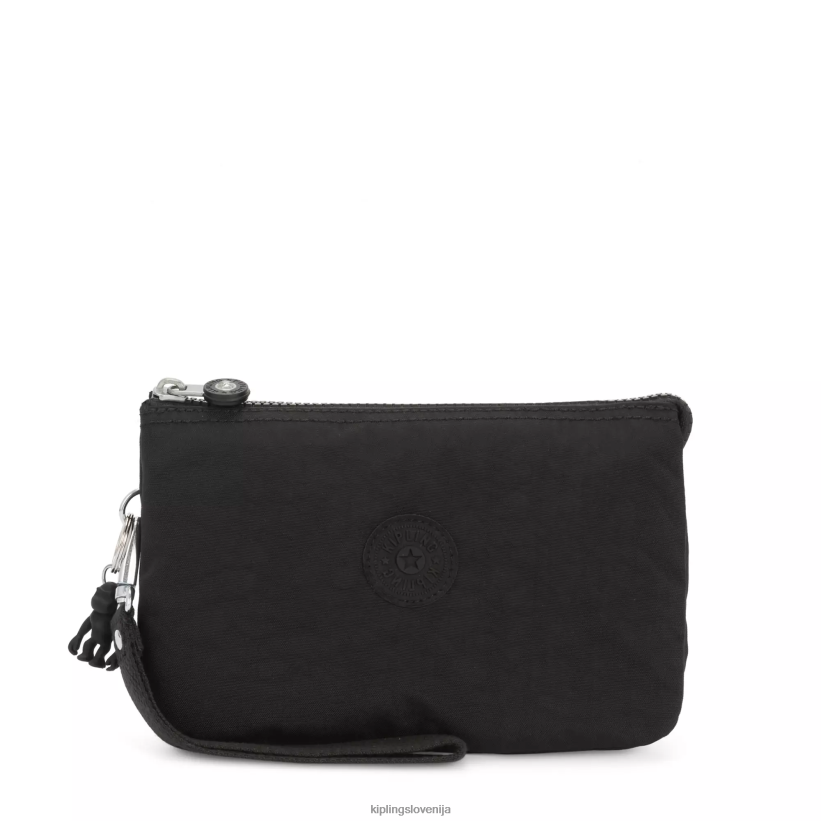 Kipling V4X2B541 črni noir ustvarjalnost ekstra velika zapestje ženske denarnice in zapestnice - slika 1