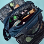 Kipling V4X2B545 modra modra palm beach toaletna torbica ženske vrečke - slika 4