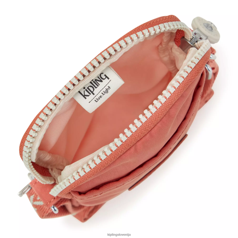 Kipling V4X2B54 vintage roza torba za telefon tally čez telo ženske torbice za čez ramo - slika 2