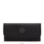 Kipling V4X2B553 vtisnjen podpis Money Land potiskana snap denarnica ženske denarnice in zapestnice