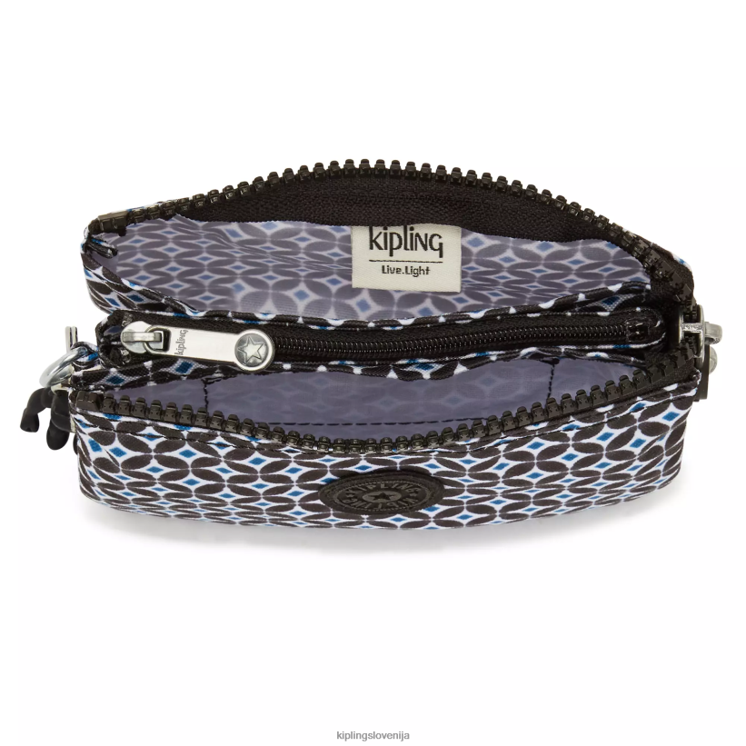 Kipling V4X2B557 črna ploščica torbica z majhnim potiskom za ustvarjalnost ženske vrečke - slika 3