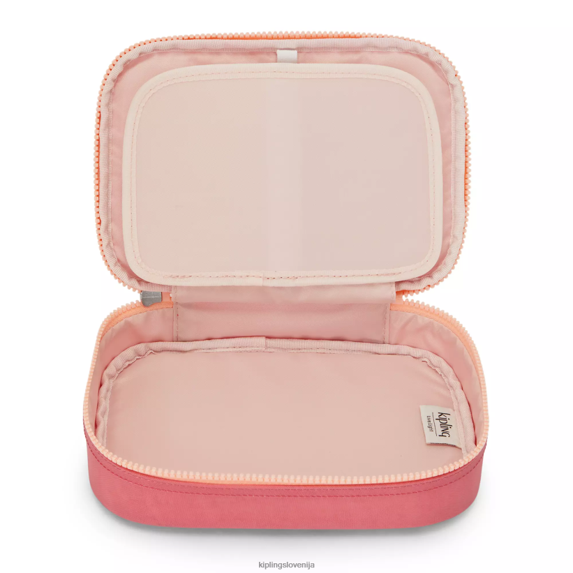 Kipling V4X2B576 veselo roza etui za 100 pisal ženske peresa in svinčniki - slika 3