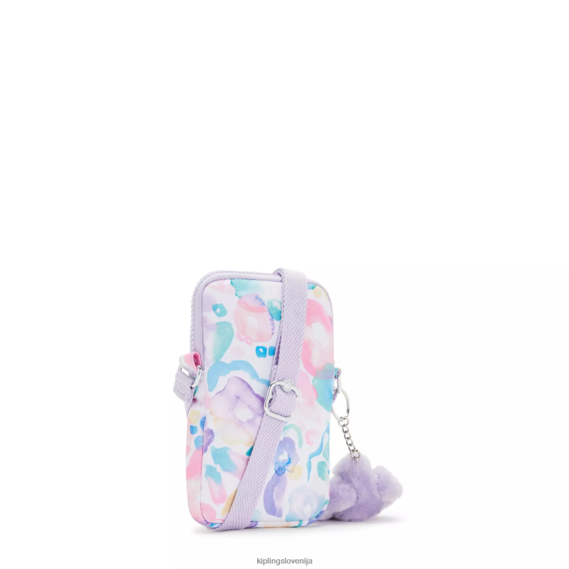 Kipling V4X2B57 vodne rože torbica za telefon s potiskom Tally ženske torbice za čez ramo - slika 4