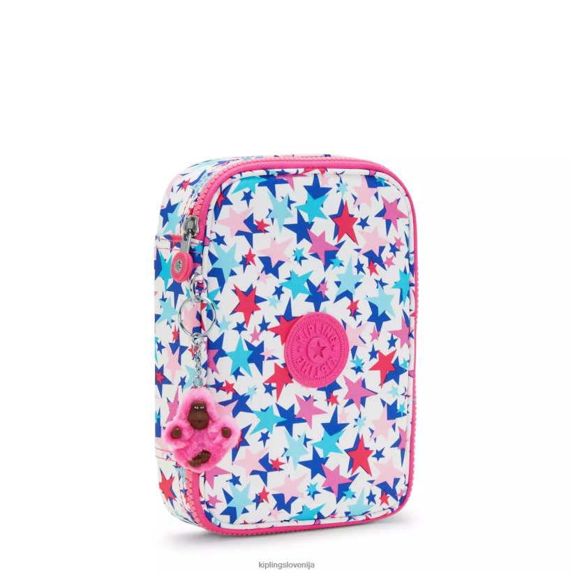 Kipling V4X2B587 makove zvezdice Etui s potiskom za 100 pisal ženske peresa in svinčniki - slika 2