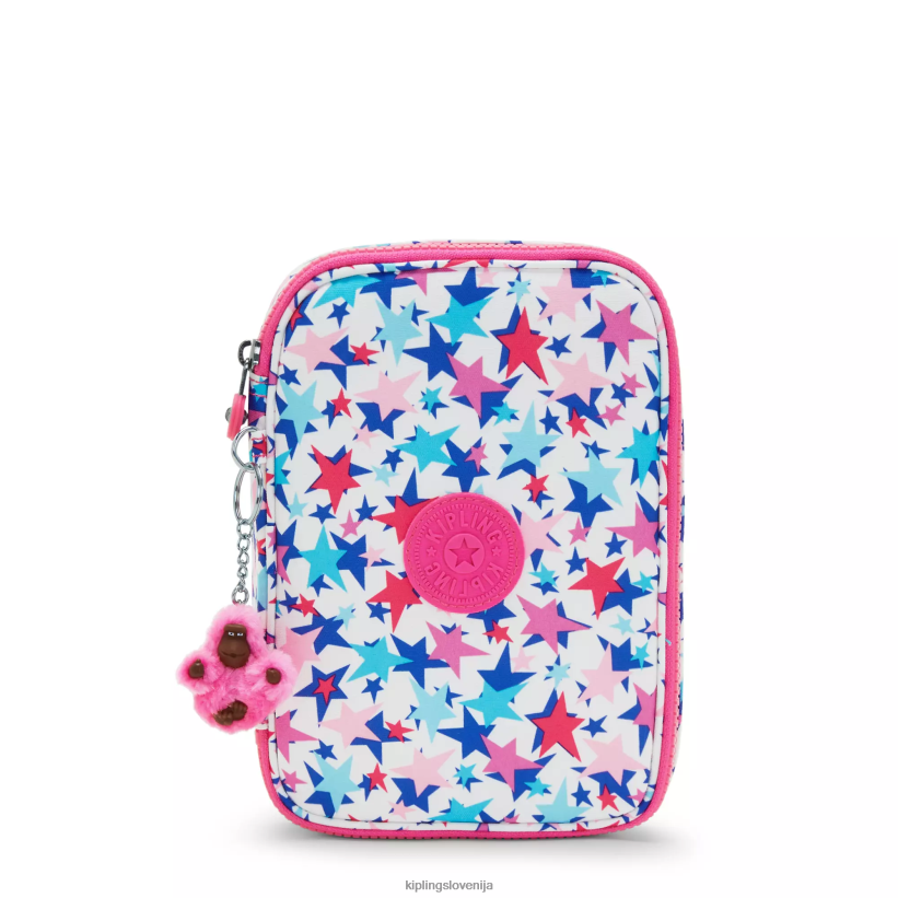 Kipling V4X2B587 makove zvezdice Etui s potiskom za 100 pisal ženske peresa in svinčniki - slika 1