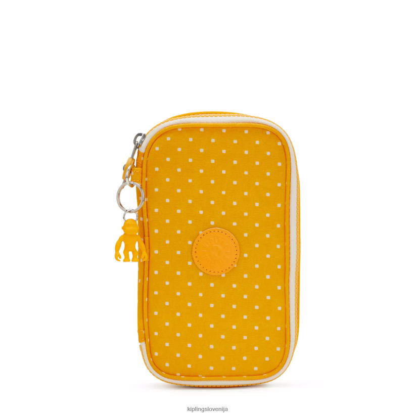 kipling_v4x2b594_rumena_mehka_pika_etui_s_potiskom_za_50_pisal_zenske_peresa_in_svincniki.png Kipling V4X2B594 rumena mehka pika Etui s potiskom za 50 pisal ženske peresa in svinčniki - slika 1