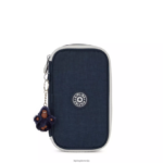 Kipling V4X2B598 prava modro siva etui za 50 pisal ženske peresa in svinčniki