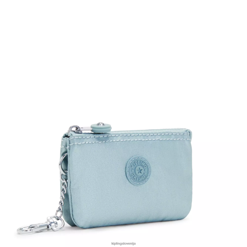 Kipling V4X2B608 biserno modra kovinska creativity mini torbica kovinski obesek za ključe ženske obeski za ključe - slika 2