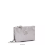 Kipling V4X2B609 gladka srebrna kovina creativity mini torbica kovinski obesek za ključe ženske obeski za ključe - slika 2