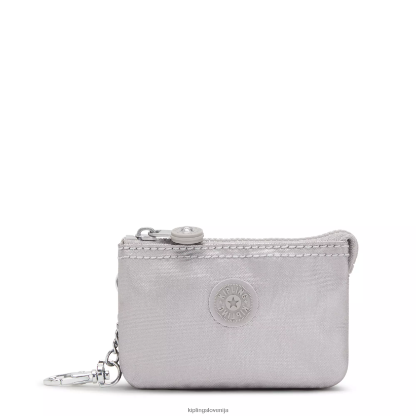 kipling_v4x2b609_gladka_srebrna_kovina_creativity_mini_torbica_kovinski_obesek_za_kljuce_zenske_obeski_za_kljuce.png Kipling V4X2B609 gladka srebrna kovina creativity mini torbica kovinski obesek za ključe ženske obeski za ključe - slika 1