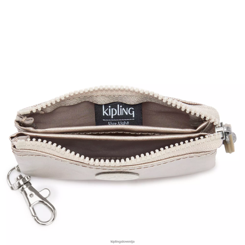 Kipling V4X2B611 kovinski sijaj creativity mini torbica kovinski obesek za ključe ženske obeski za ključe - slika 2