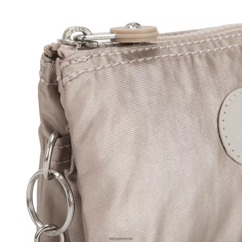 Kipling V4X2B613 kovinski sijaj majhna kovinska torbica za ustvarjalnost ženske vrečke - slika 5