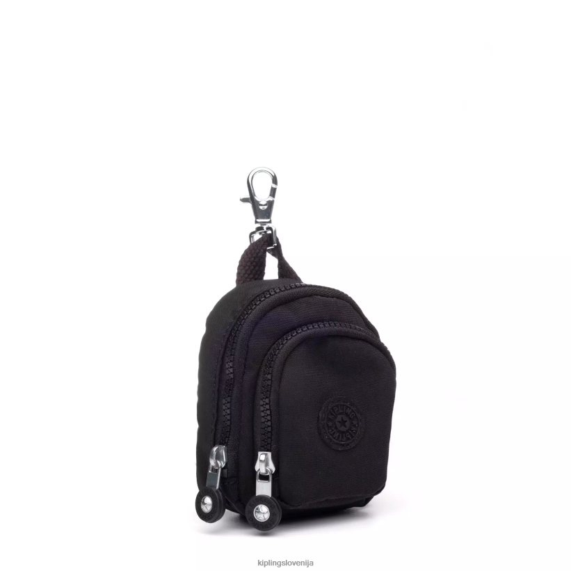 Kipling V4X2B616 prava črna Seoul mini obesek za ključe ženske obeski za ključe - slika 2