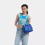 Kipling V4X2B635 galaksija triki nova vrečka za kosilo s potiskom kichirou ženske vrečke za kosilo - slika 4