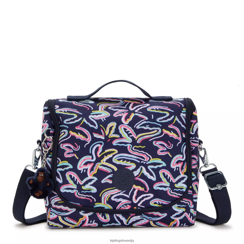 Kipling V4X2B639 palm fiesta tisk nova vrečka za kosilo s potiskom kichirou ženske vrečke za kosilo - slika 1