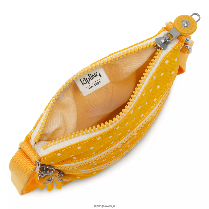 Kipling V4X2B72 rumena mehka pika alvar ekstra majhna mini torbica s potiskom ženske mini vrečke - slika 3
