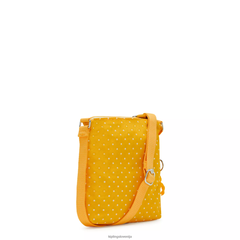 Kipling V4X2B72 rumena mehka pika alvar ekstra majhna mini torbica s potiskom ženske mini vrečke - slika 4
