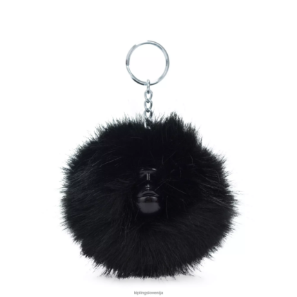 Kipling V4X2B730 prava črna pompom opica obesek za ključe ženske obeski za ključe
