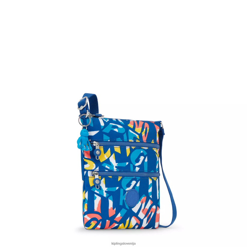 Kipling V4X2B7 neon mini torbica za čez telo s potiskom keiko ženske mini vrečke - slika 2